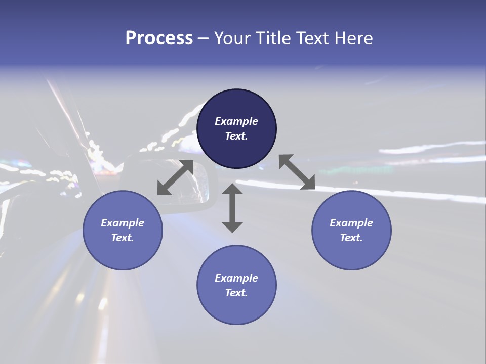 Curve Road Speed PowerPoint Template