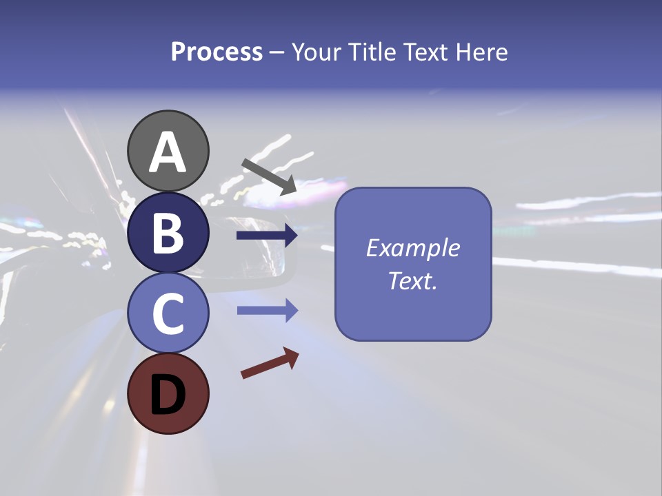 Curve Road Speed PowerPoint Template