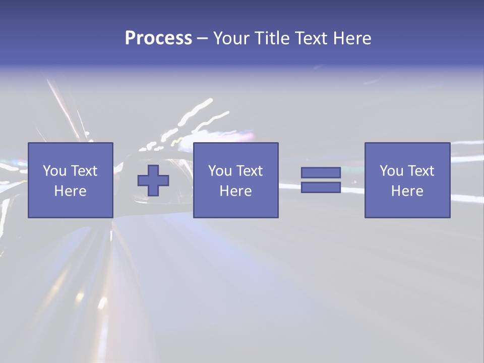 Curve Road Speed PowerPoint Template