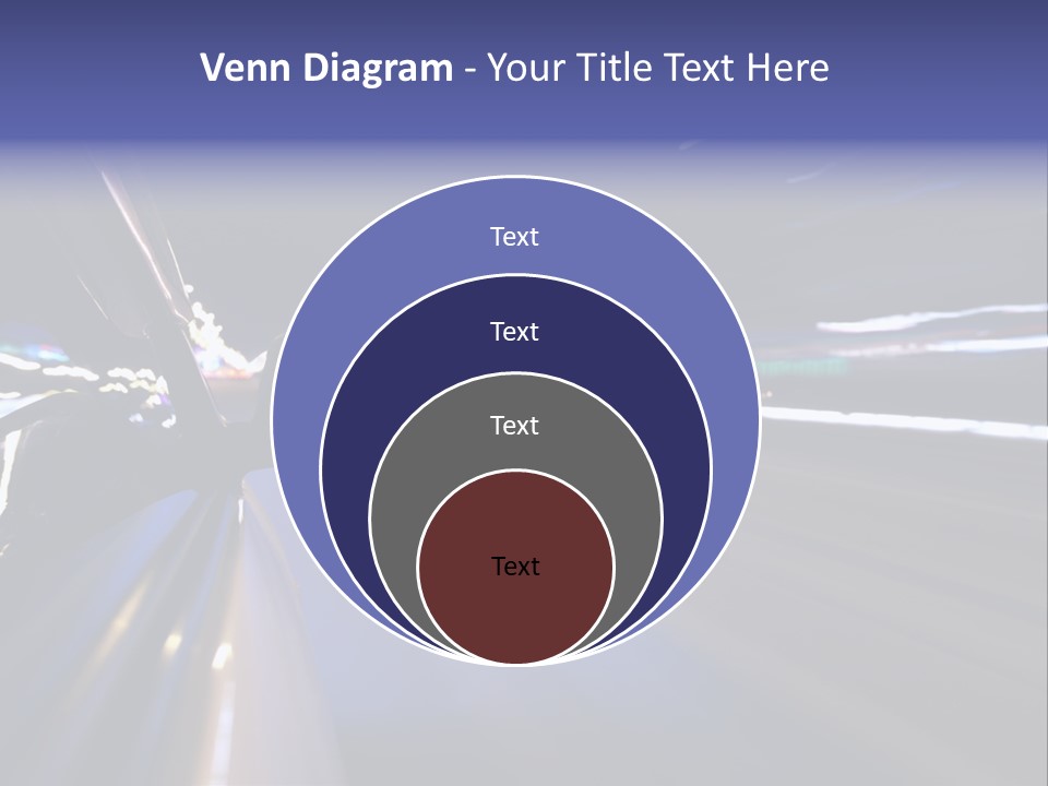 Curve Road Speed PowerPoint Template