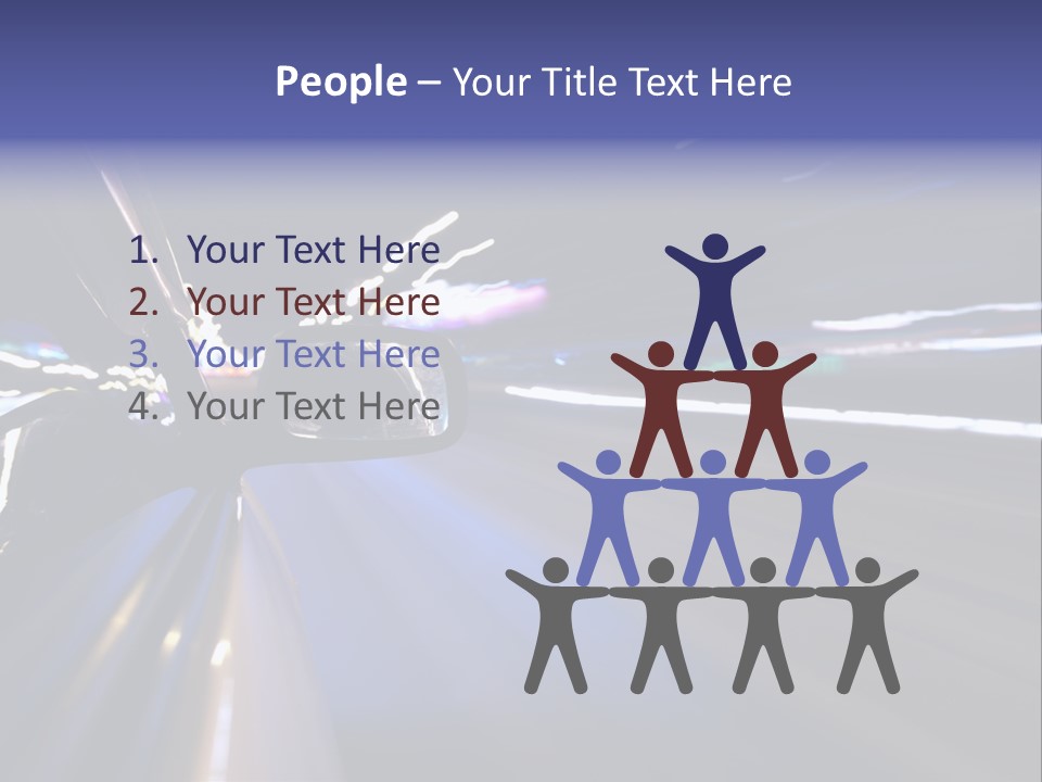 Curve Road Speed PowerPoint Template