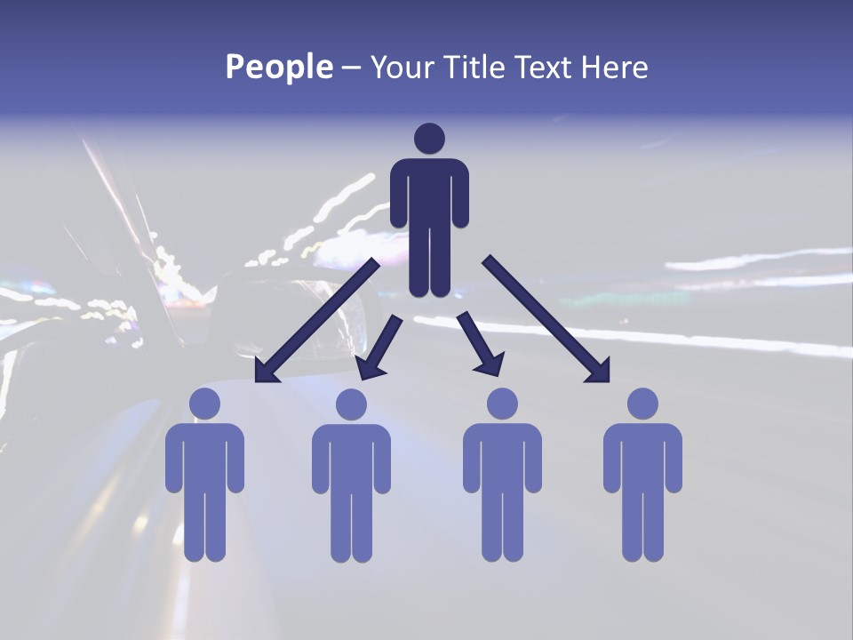 Curve Road Speed PowerPoint Template