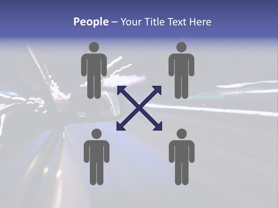 Curve Road Speed PowerPoint Template