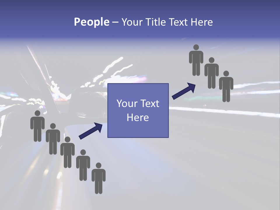 Curve Road Speed PowerPoint Template
