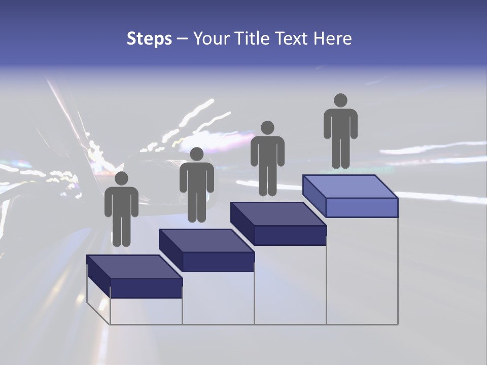 Curve Road Speed PowerPoint Template