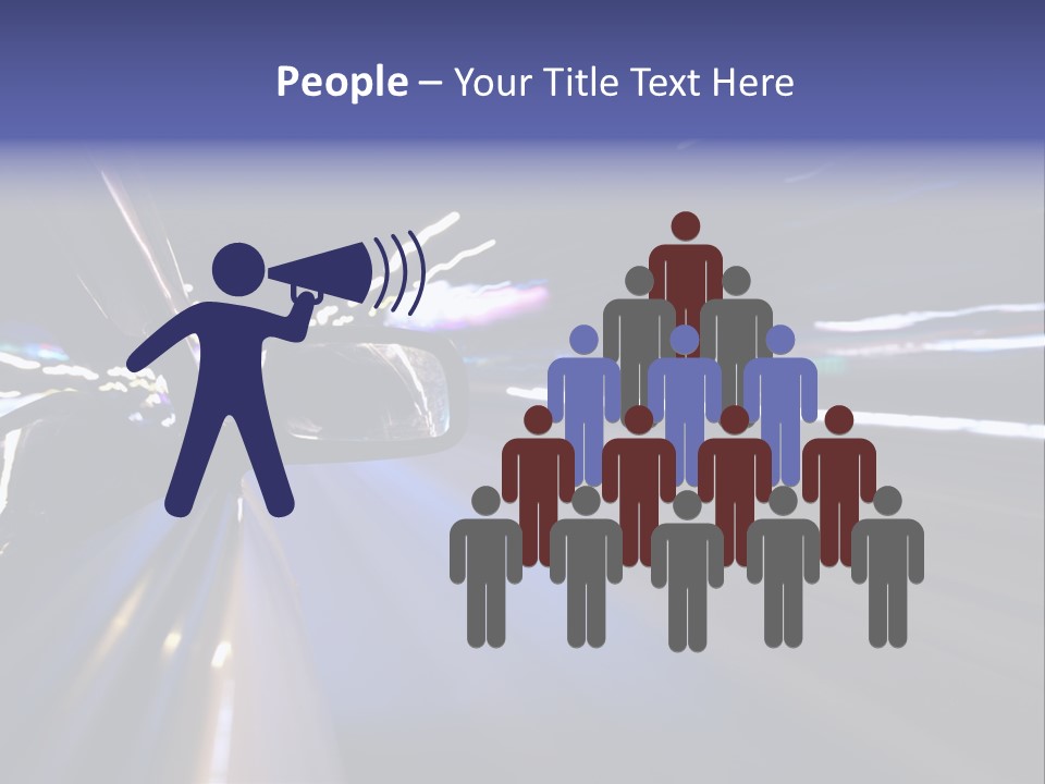 Curve Road Speed PowerPoint Template