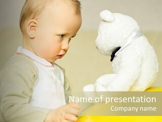 Happy Toy Human PowerPoint Template