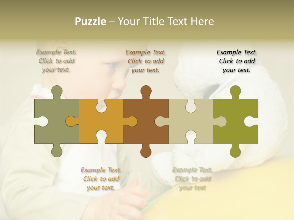 Happy Toy Human PowerPoint Template