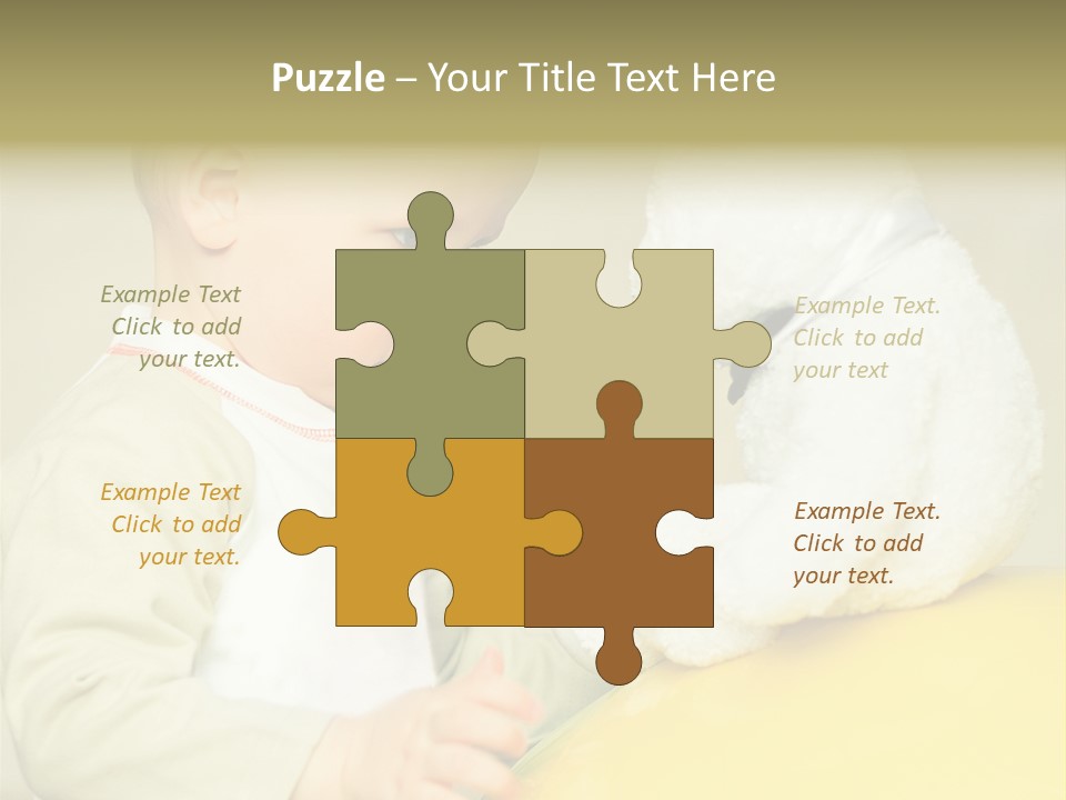 Happy Toy Human PowerPoint Template