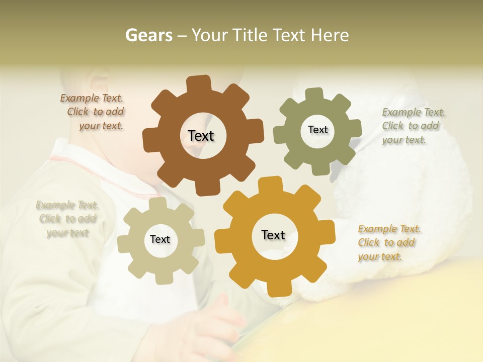 Happy Toy Human PowerPoint Template