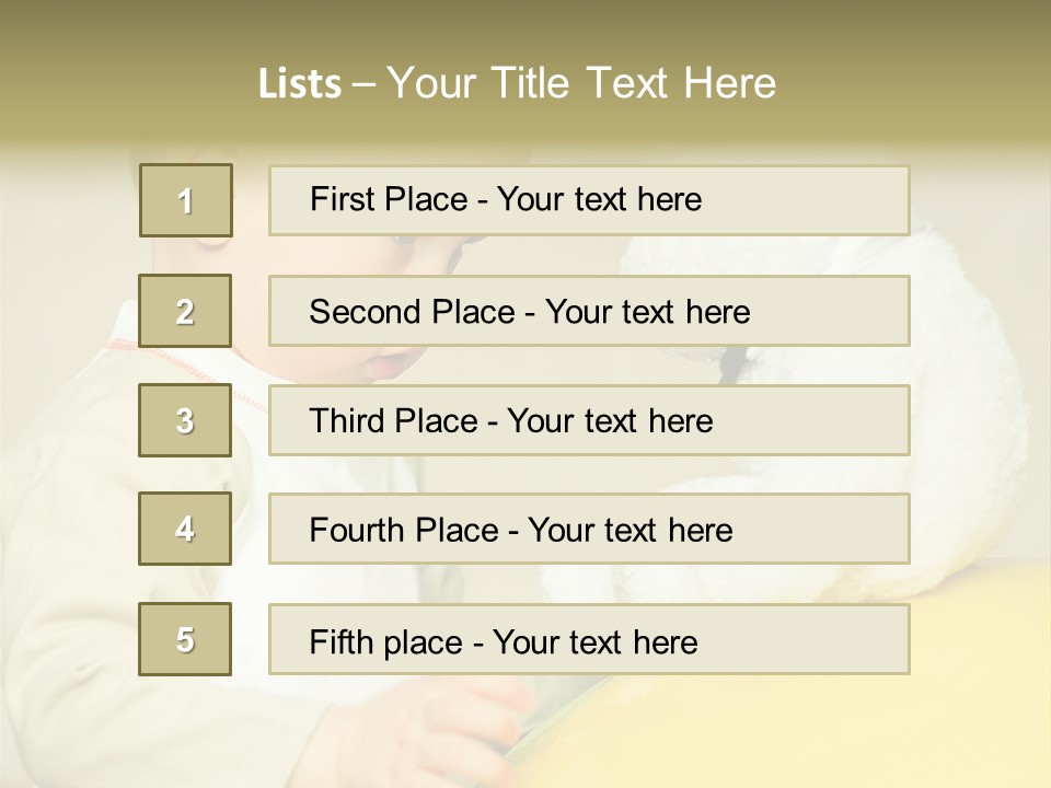 Happy Toy Human PowerPoint Template