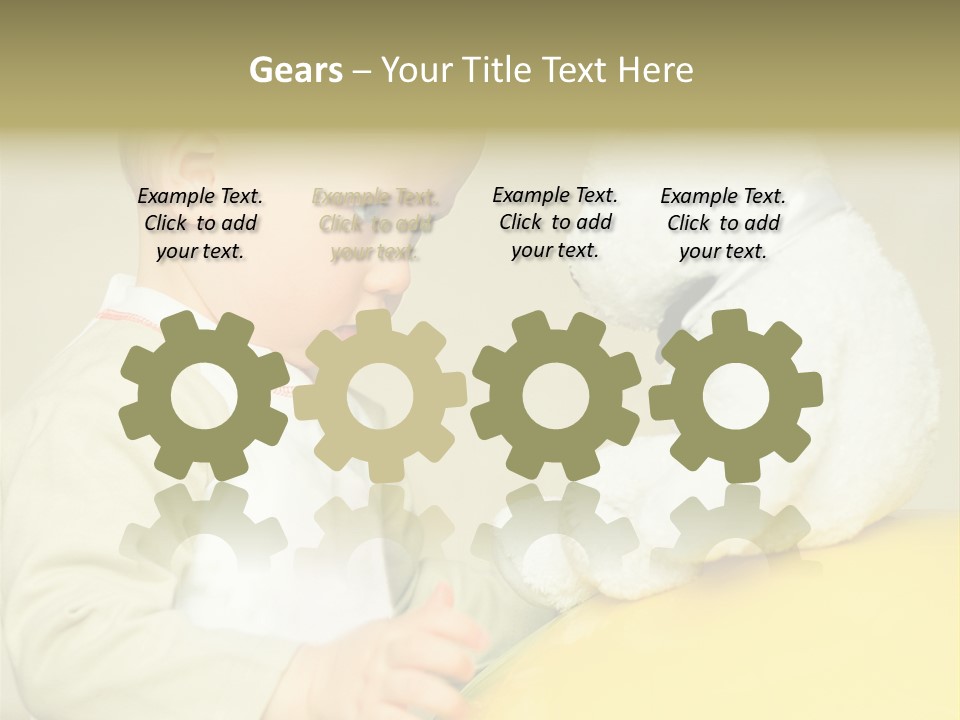 Happy Toy Human PowerPoint Template