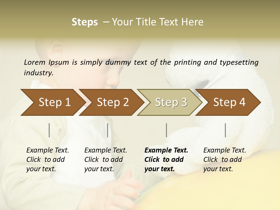 Happy Toy Human PowerPoint Template