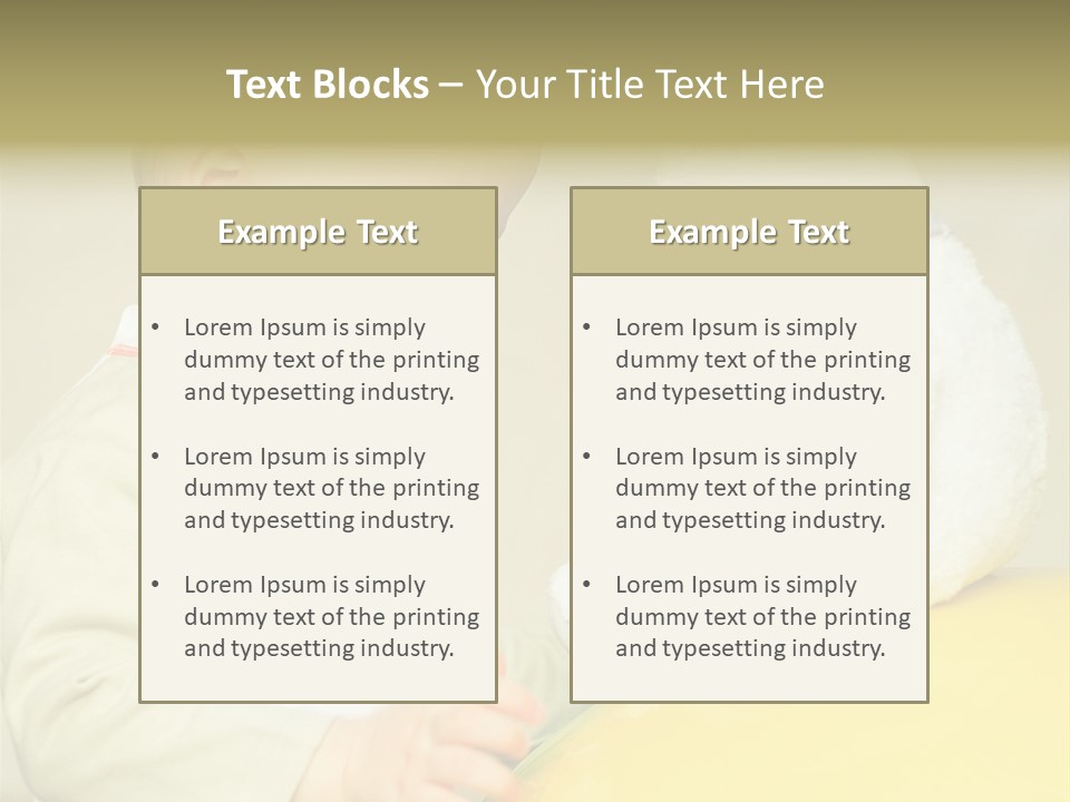 Happy Toy Human PowerPoint Template