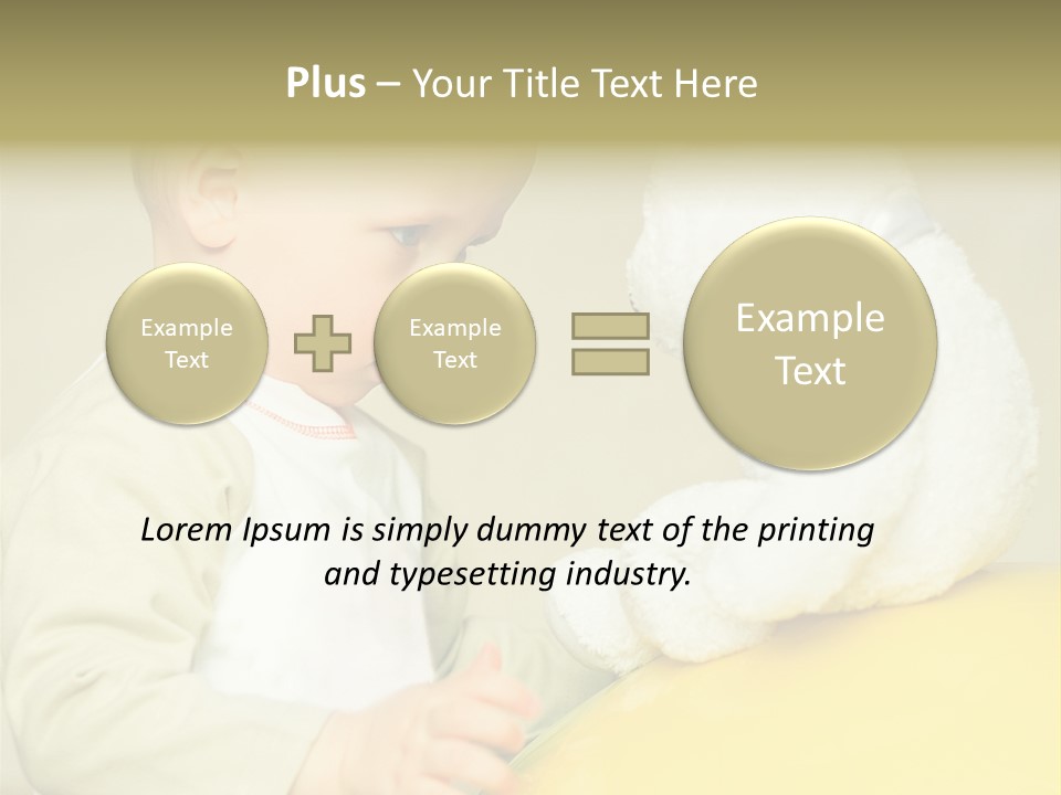 Happy Toy Human PowerPoint Template