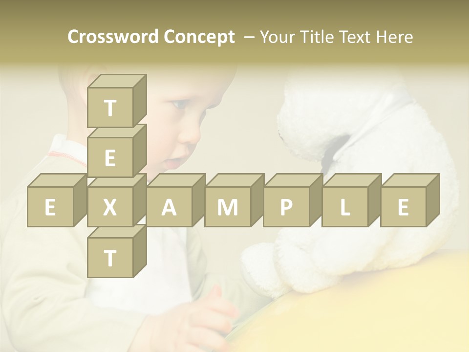 Happy Toy Human PowerPoint Template