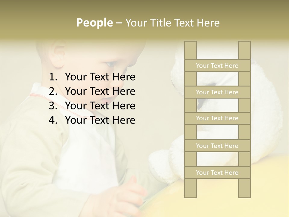 Happy Toy Human PowerPoint Template