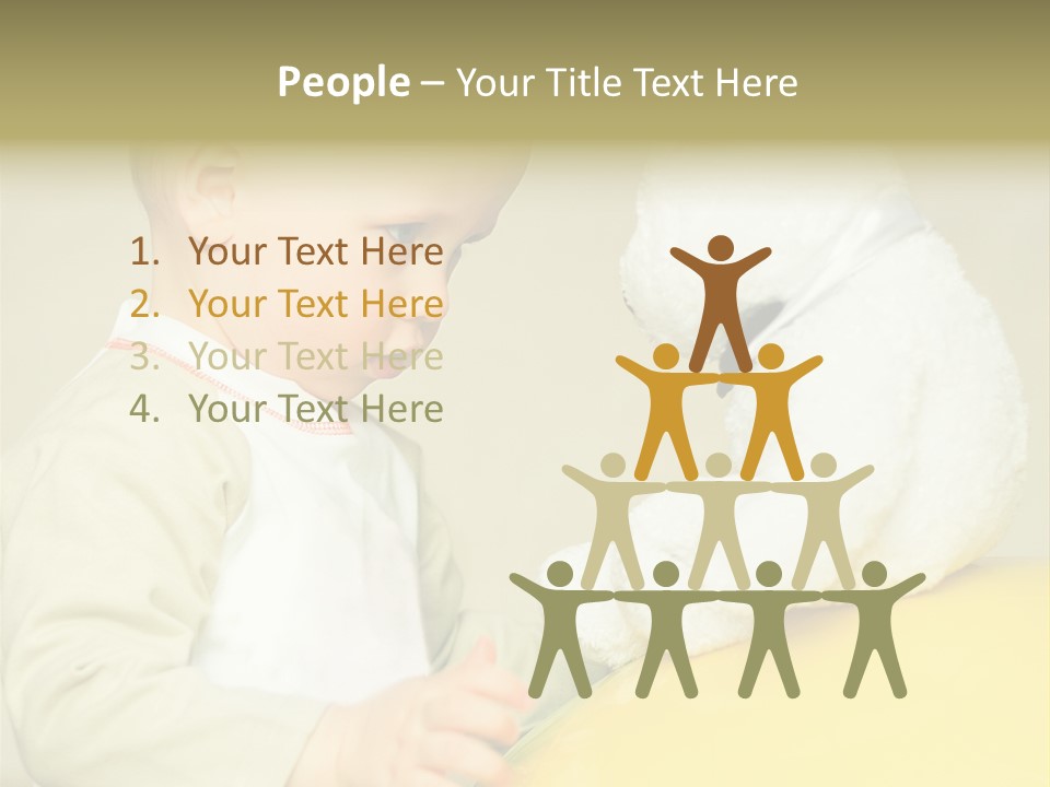 Happy Toy Human PowerPoint Template