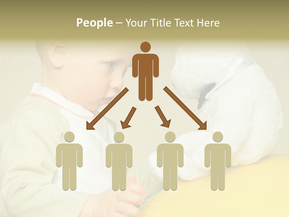 Happy Toy Human PowerPoint Template