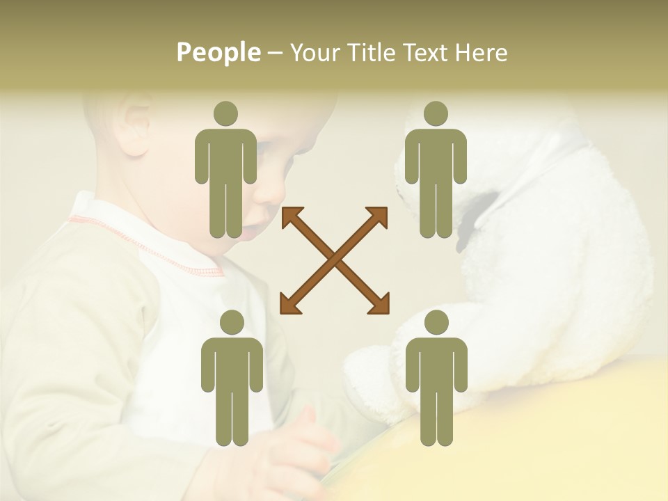 Happy Toy Human PowerPoint Template