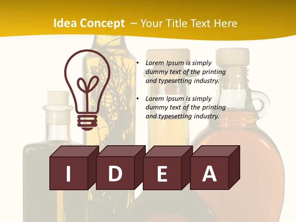 Aromatic Enjoy Salad PowerPoint Template