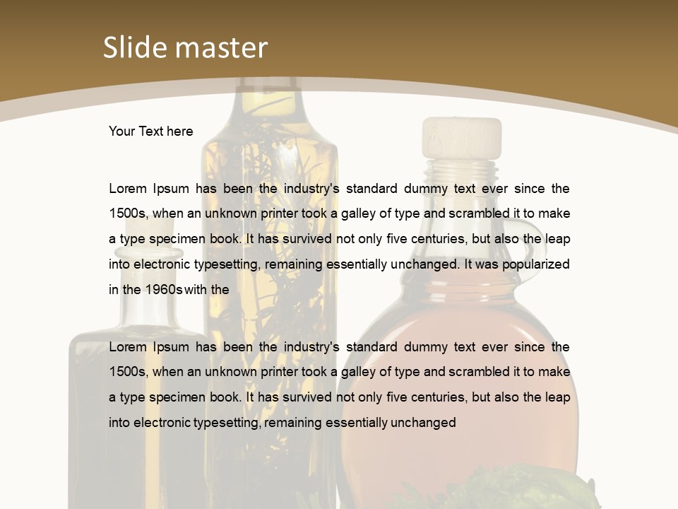 Kitchen Light Aromatic PowerPoint Template