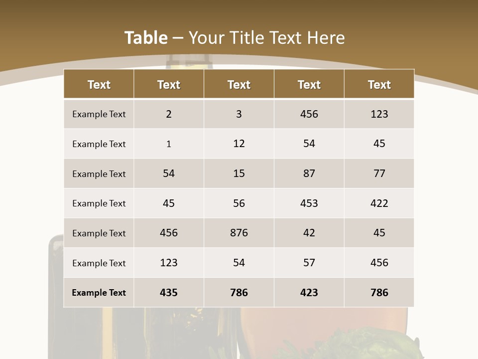 Kitchen Light Aromatic PowerPoint Template