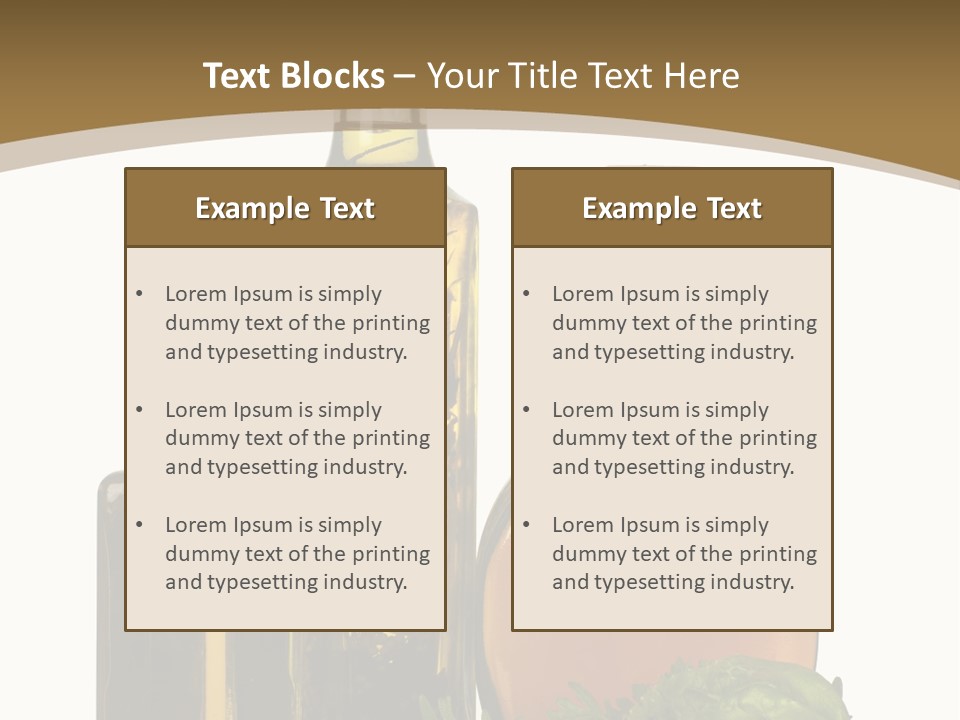 Kitchen Light Aromatic PowerPoint Template