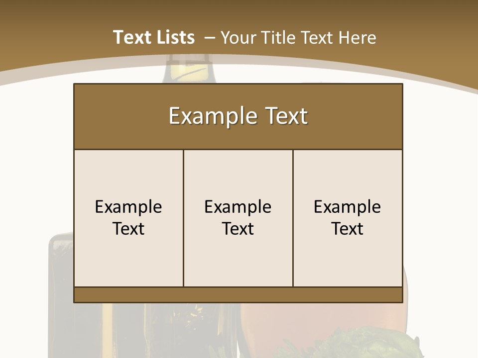 Kitchen Light Aromatic PowerPoint Template