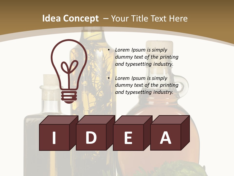 Kitchen Light Aromatic PowerPoint Template