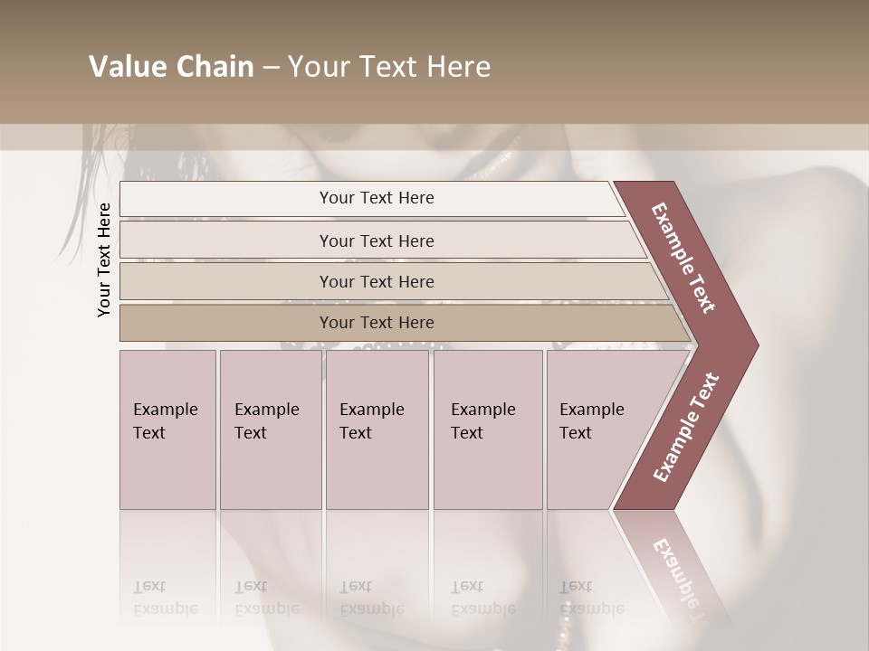 A Woman With A Necklace And Bracelets On Her Arm PowerPoint Template