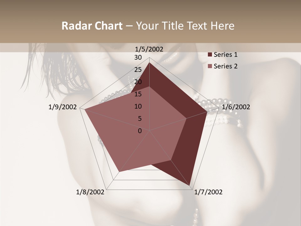 A Woman With A Necklace And Bracelets On Her Arm PowerPoint Template