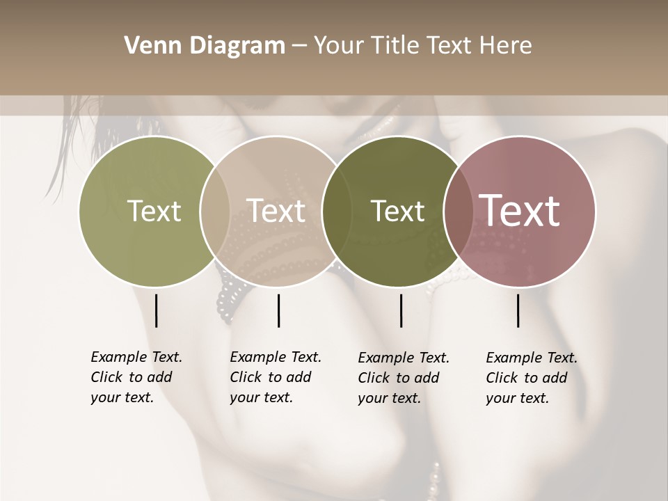 A Woman With A Necklace And Bracelets On Her Arm PowerPoint Template