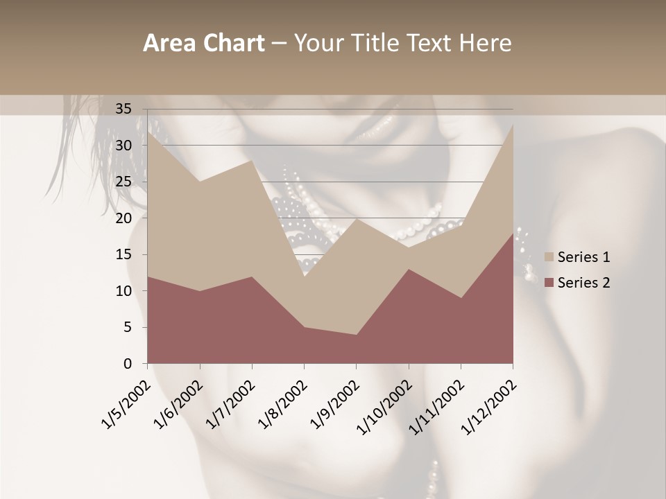 A Woman With A Necklace And Bracelets On Her Arm PowerPoint Template