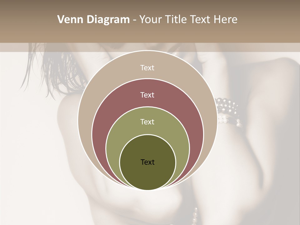 A Woman With A Necklace And Bracelets On Her Arm PowerPoint Template