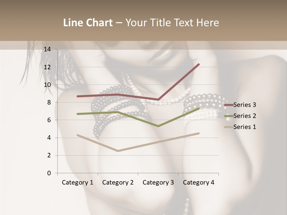 A Woman With A Necklace And Bracelets On Her Arm PowerPoint Template