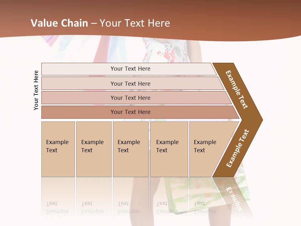 White Joy Shopper PowerPoint Template