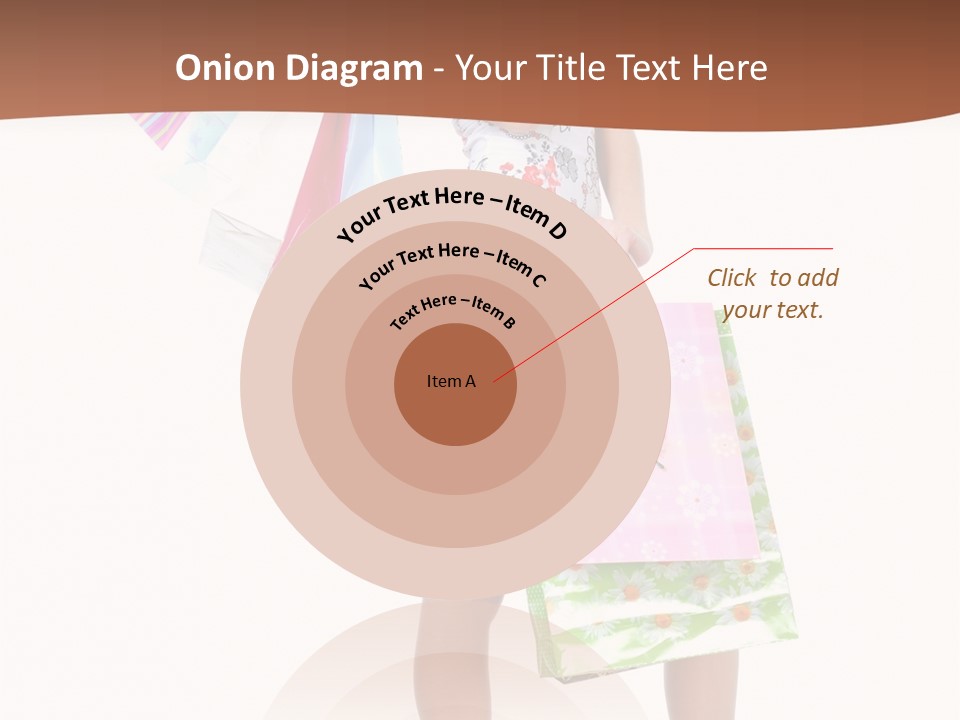 White Joy Shopper PowerPoint Template