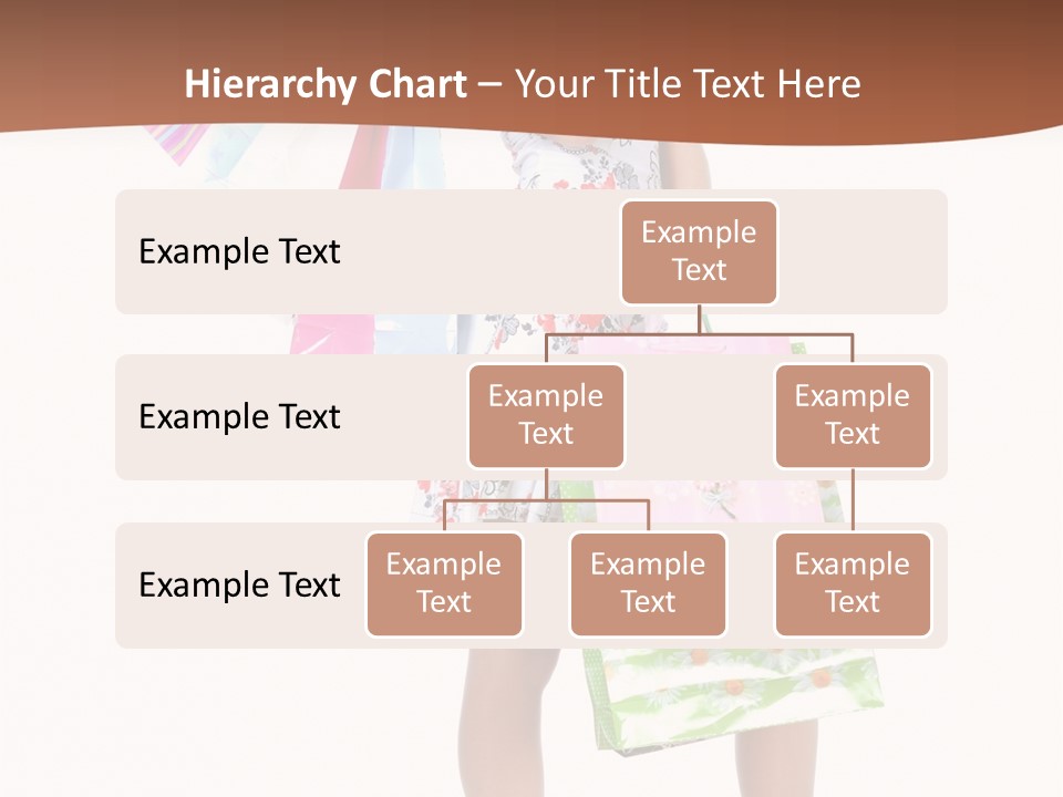 White Joy Shopper PowerPoint Template