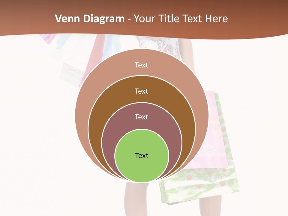 White Joy Shopper PowerPoint Template