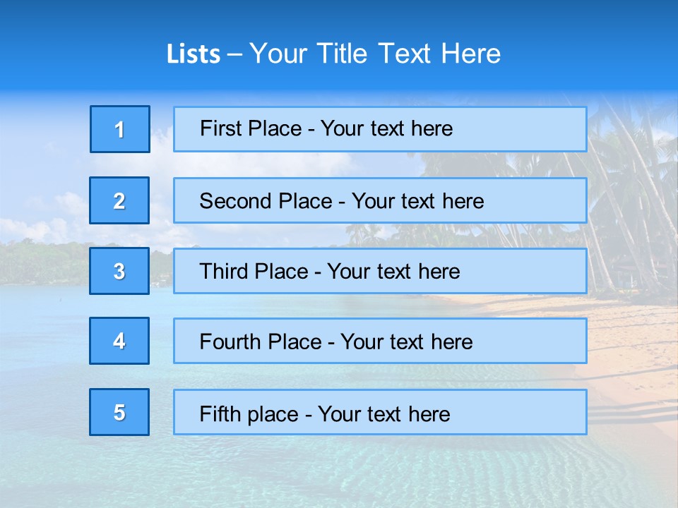 Tribal Turquoise Border PowerPoint Template
