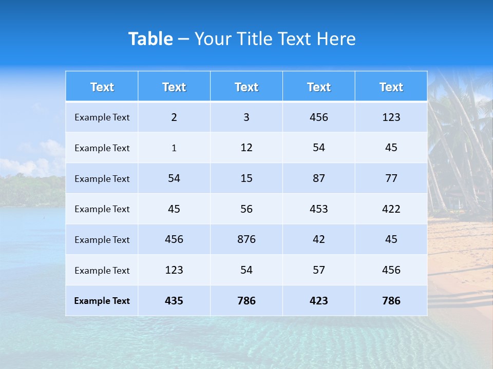 Tribal Turquoise Border PowerPoint Template