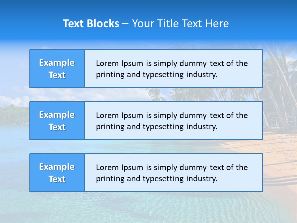 Tribal Turquoise Border PowerPoint Template