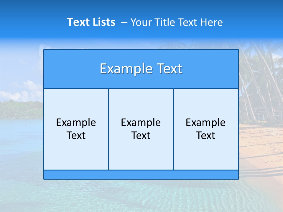 Tribal Turquoise Border PowerPoint Template
