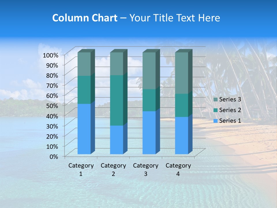 Tribal Turquoise Border PowerPoint Template