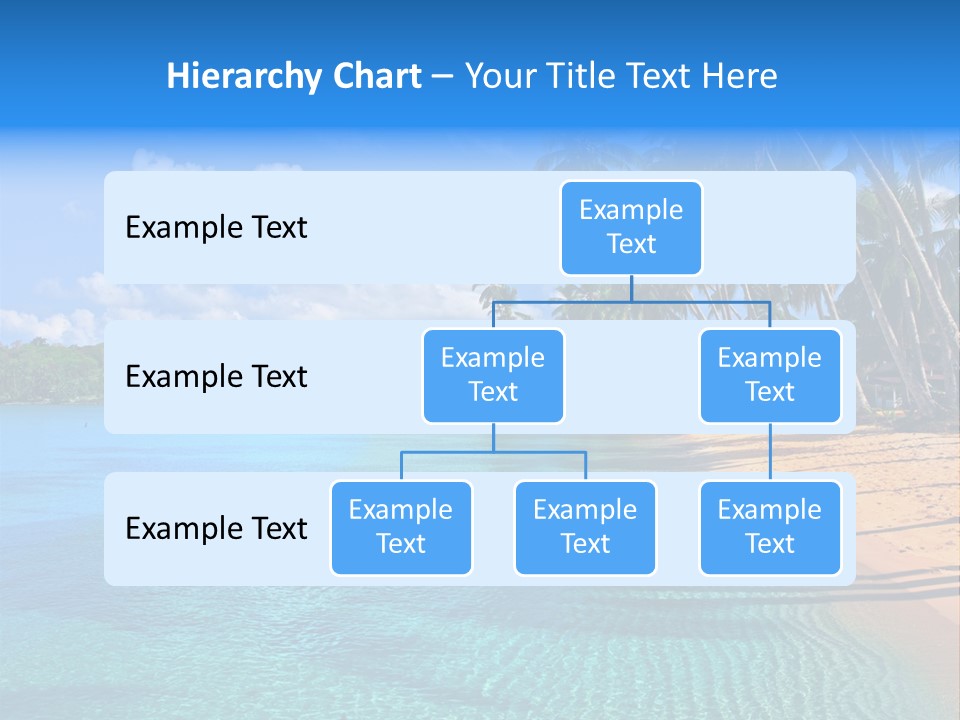 Tribal Turquoise Border PowerPoint Template
