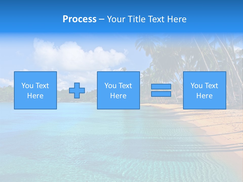 Tribal Turquoise Border PowerPoint Template