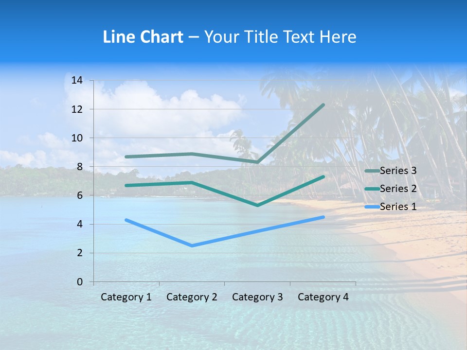Tribal Turquoise Border PowerPoint Template