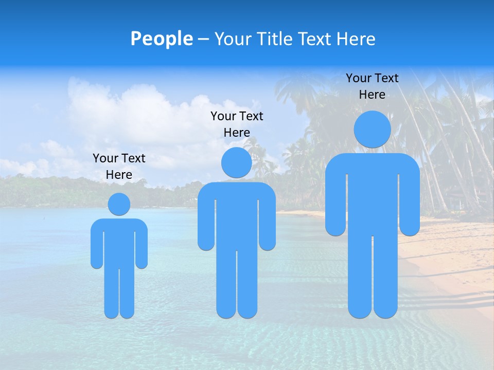 Tribal Turquoise Border PowerPoint Template