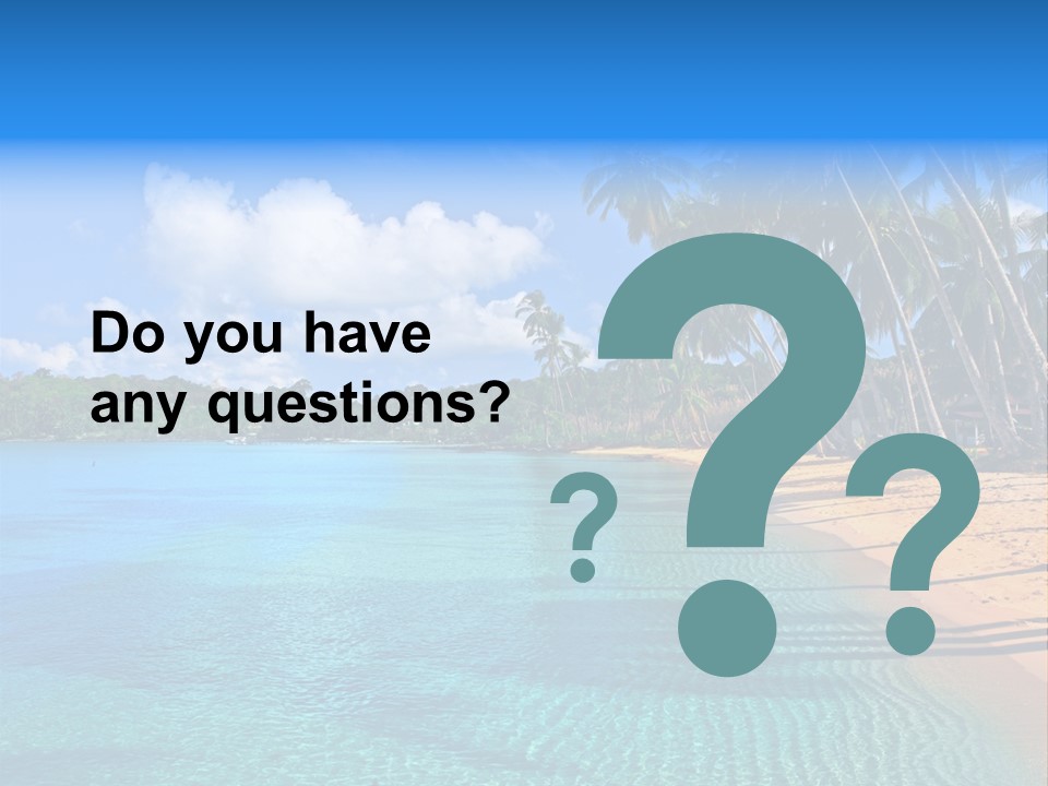 Tribal Turquoise Border PowerPoint Template